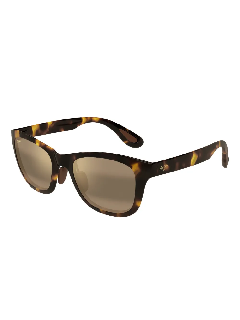 Maui Jim Hana Bay tortoiseshell square sunglasses Bruin