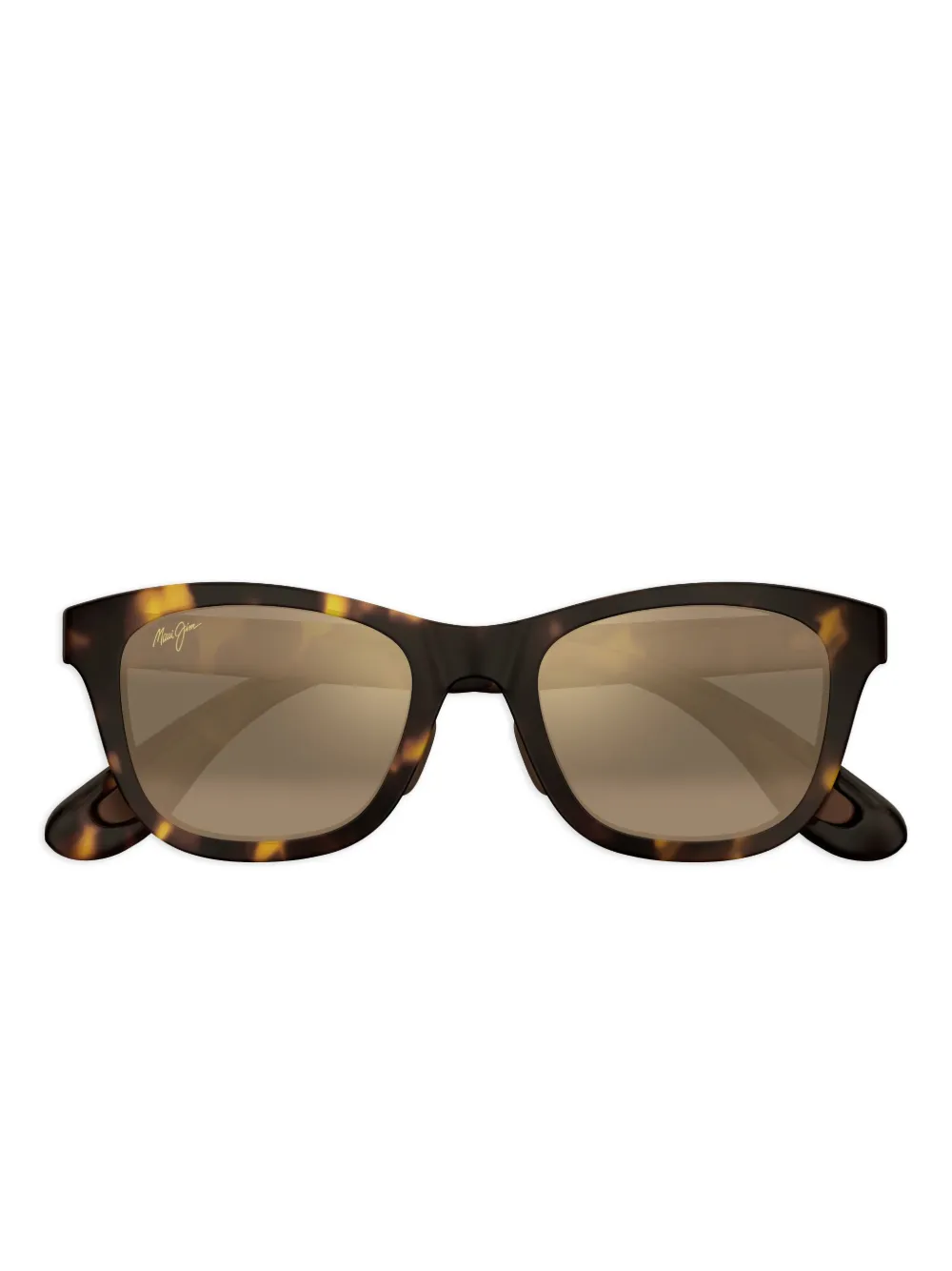 Maui Jim Hana Bay tortoiseshell square sunglasses Bruin
