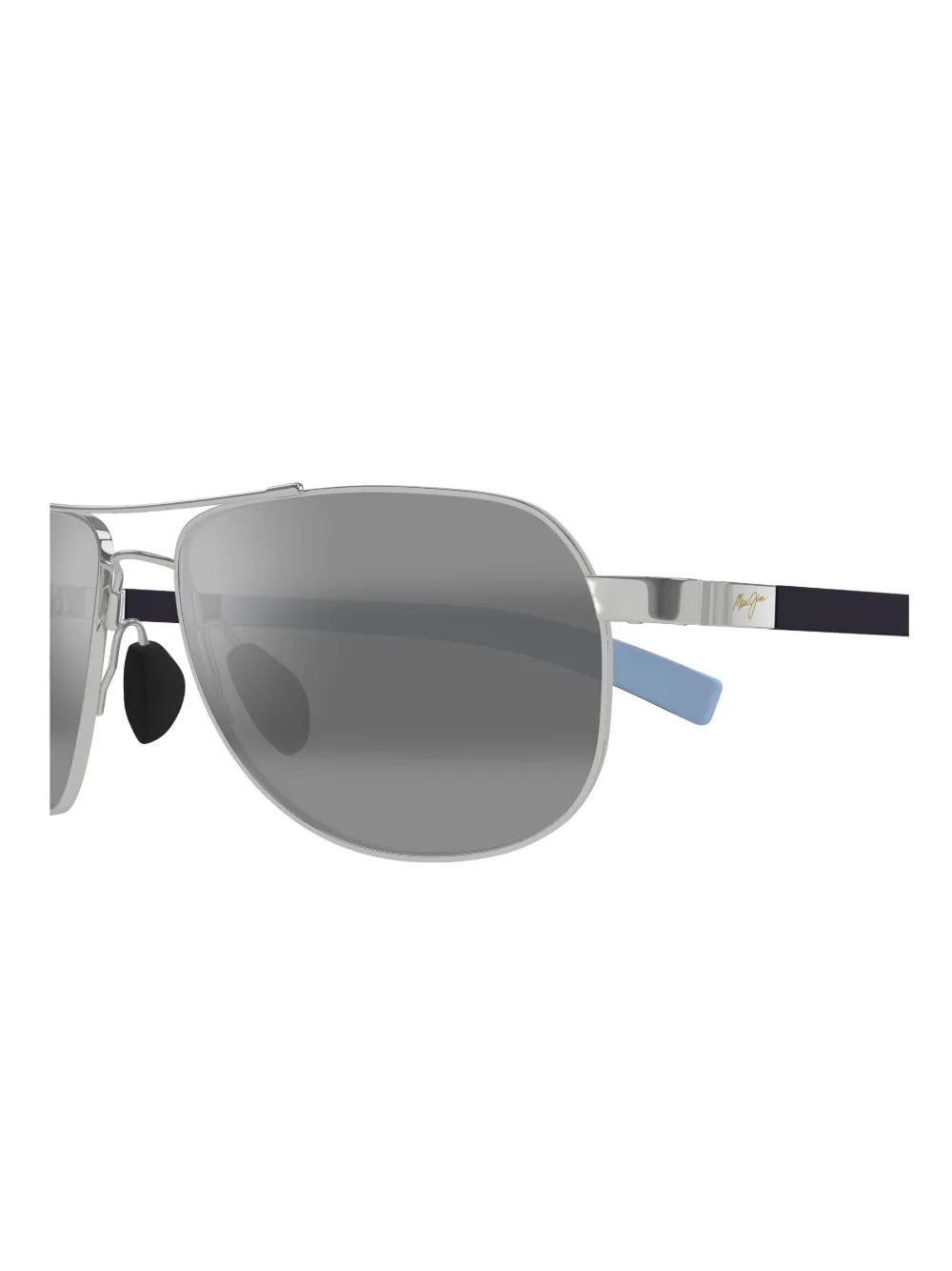 Maui Jim Guardrail zonnebril met piloten montuur Zwart