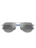Maui Jim Guardrail pilot-frame sunglasses - Black