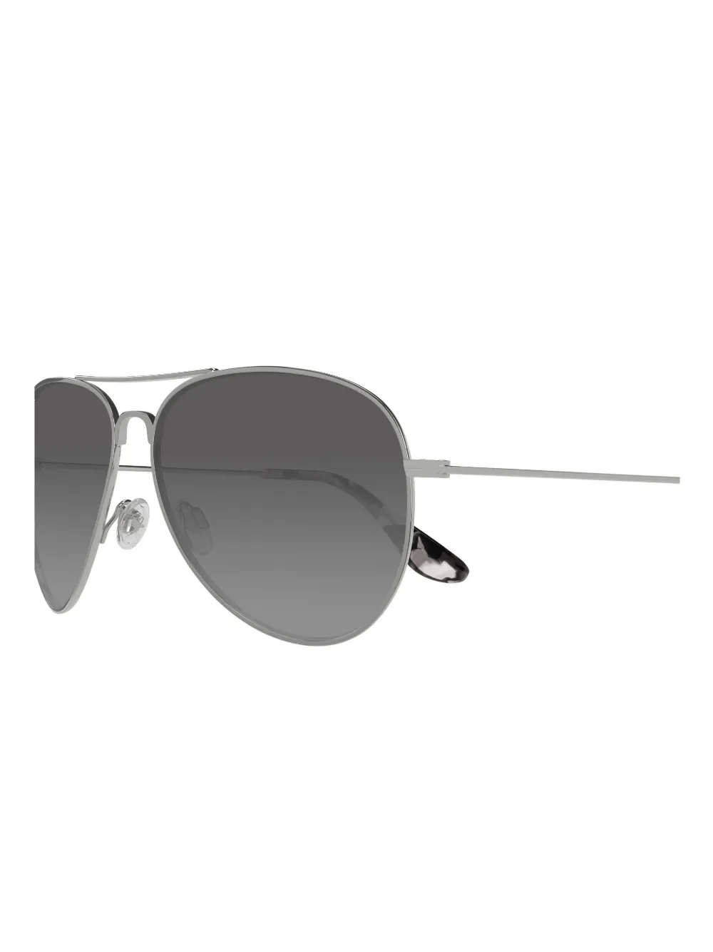 Maui Jim Mavericks Double-gradient Lenses Pilot-frame Sunglasses In White