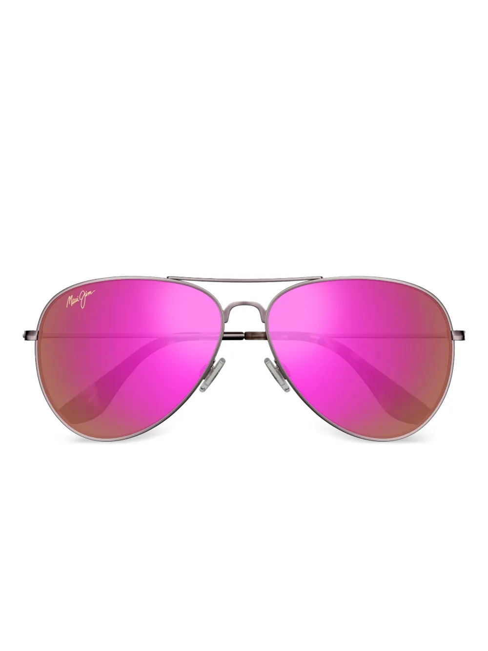 Maui Jim Mavericks pilot-frame sunglasses | Silver | Image 1