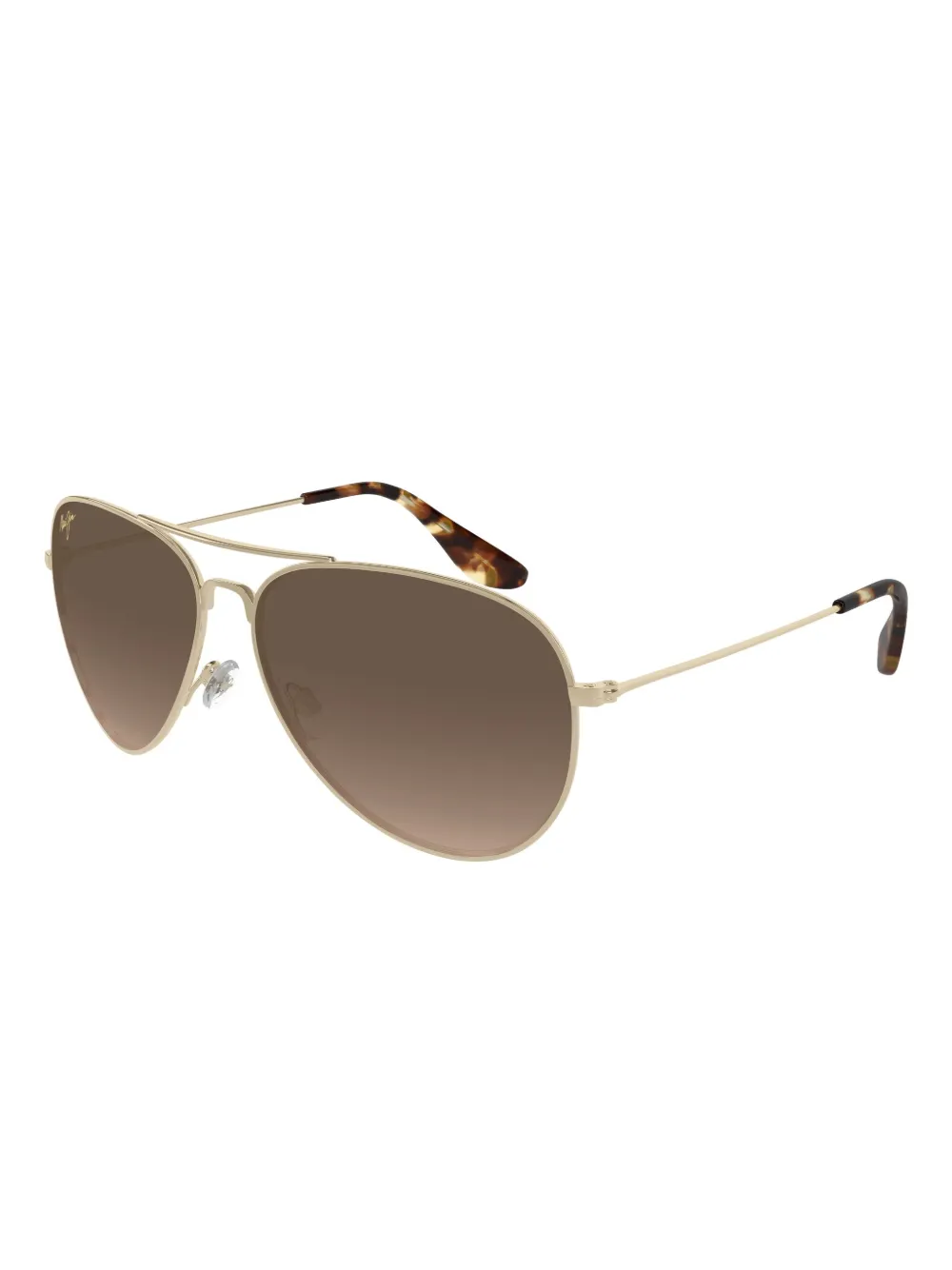 Maui Jim Mavericks zonnebril met piloten montuur Goud
