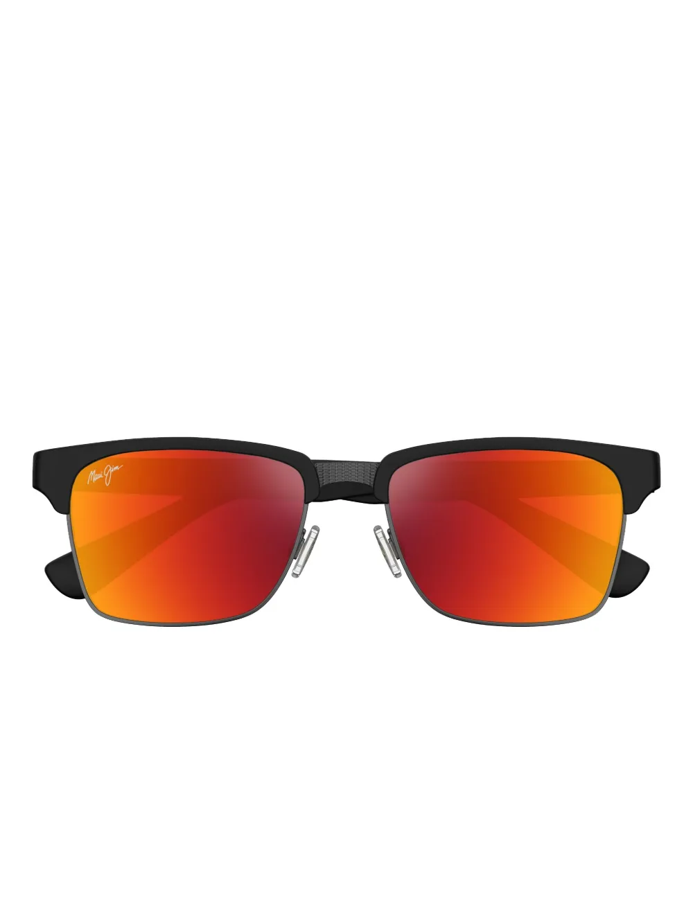 Maui Jim Kawika Square-frame Sunglasses In Black