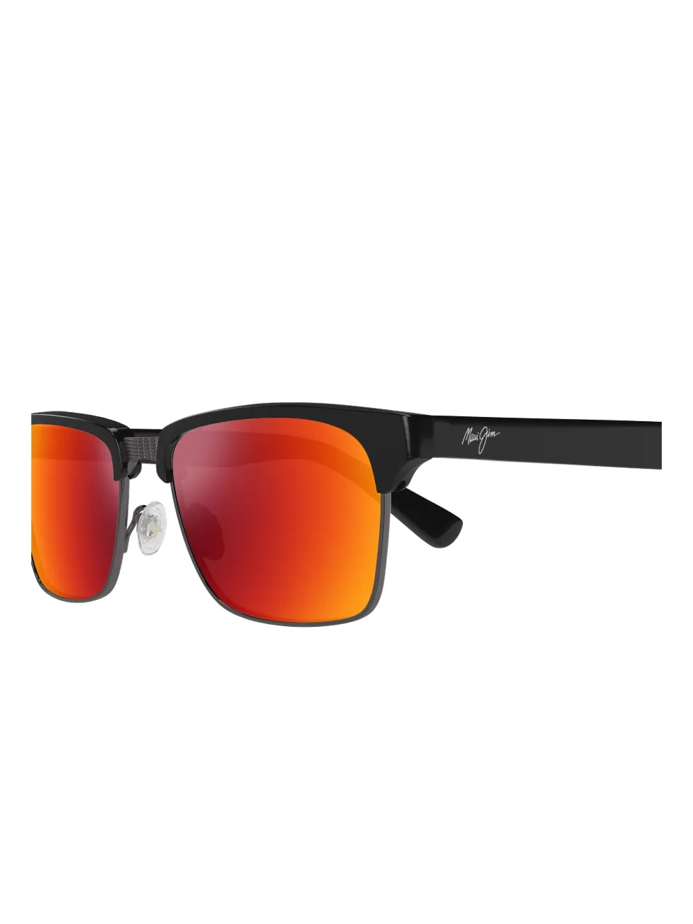 Maui Jim Kawika square-frame sunglasses Zwart