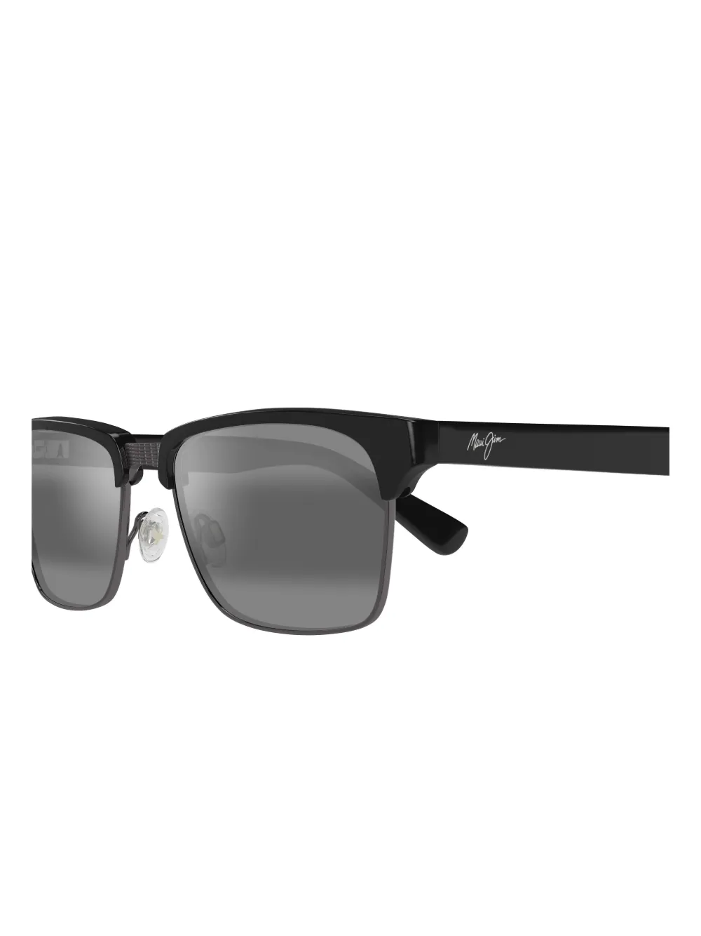Maui Jim Kawika zonnebril met vierkant montuur Zwart