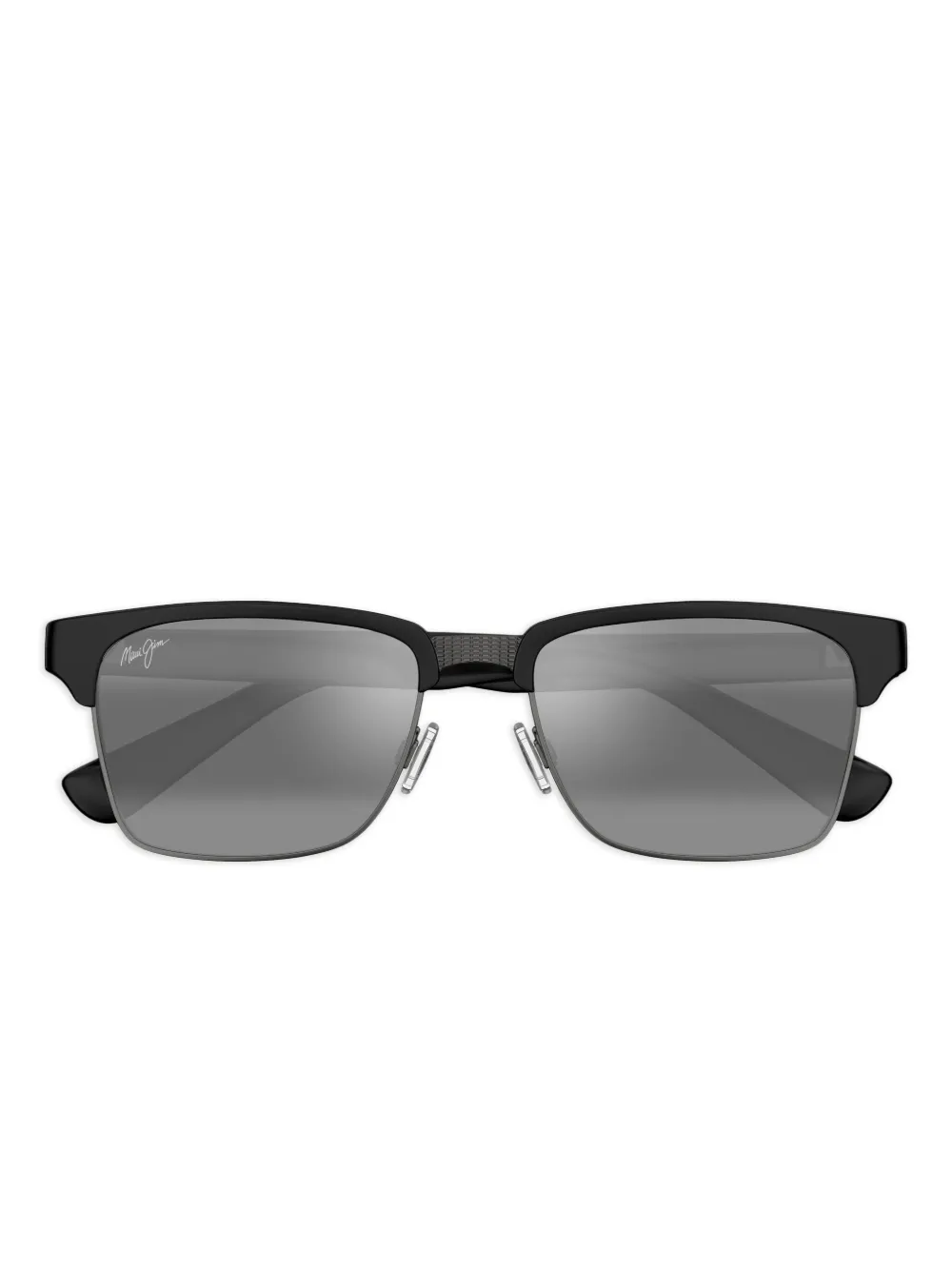 Maui Jim Kawika zonnebril met vierkant montuur Zwart