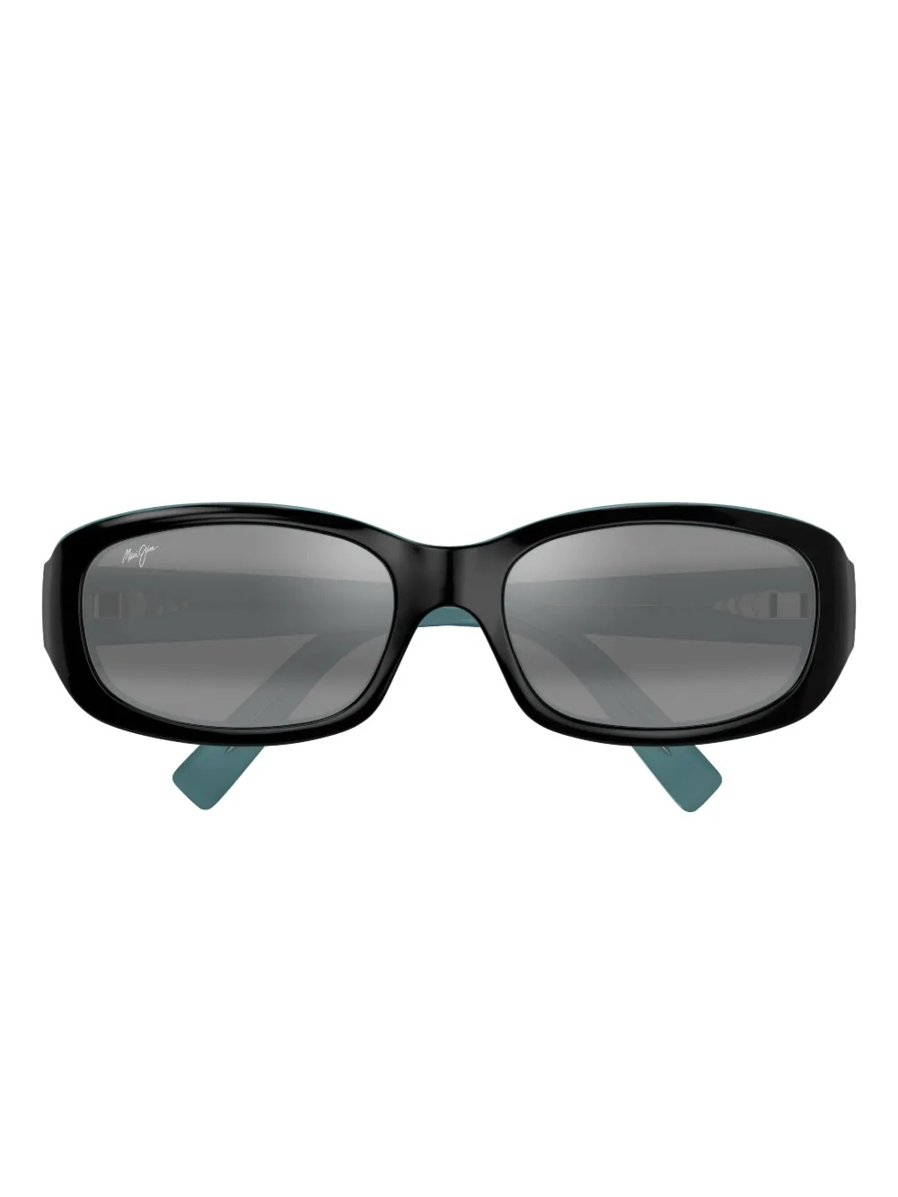 Maui Jim Punchbowl Oval-frame Sunglasses In Black