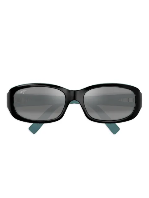 Maui Jim Punchbowl oval-frame sunglasses