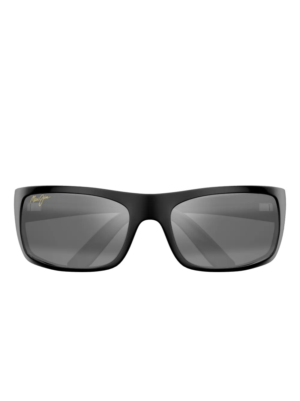 Maui Jim Zonnebril met rechthoekig montuur Zwart