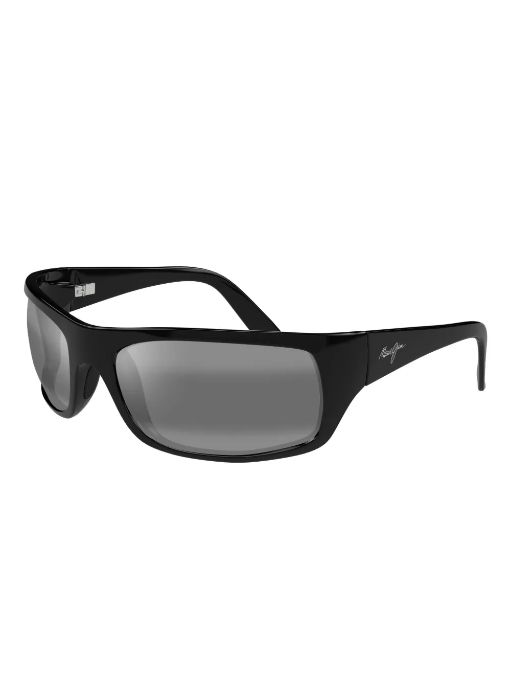 Maui Jim Zonnebril met rechthoekig montuur Zwart