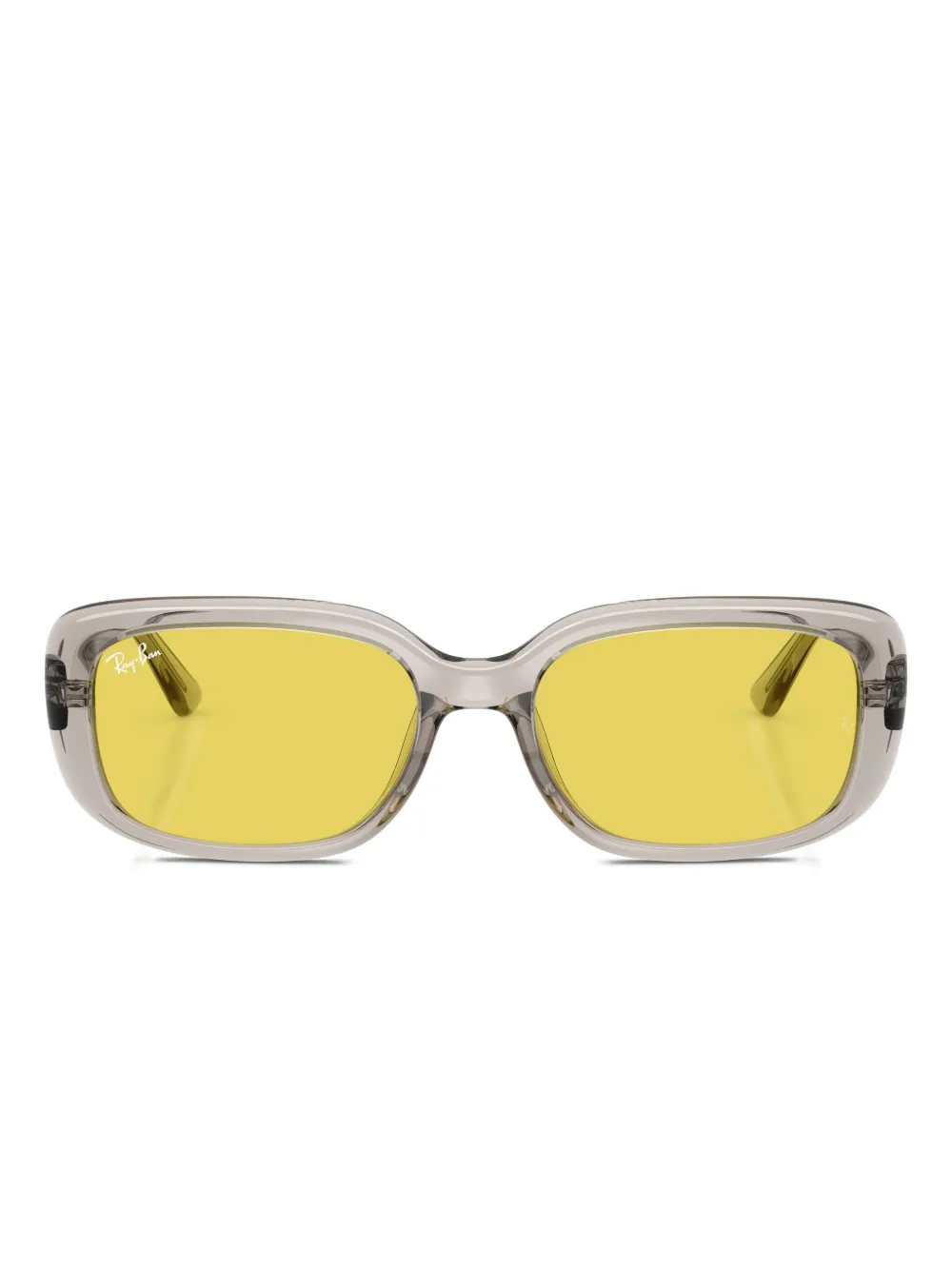 Ray-Ban Zonnebril met vierkant montuur Beige