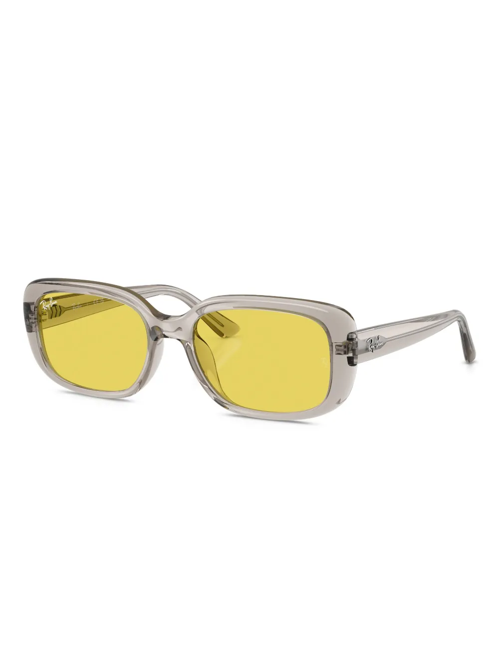 Ray-Ban Zonnebril met vierkant montuur Beige