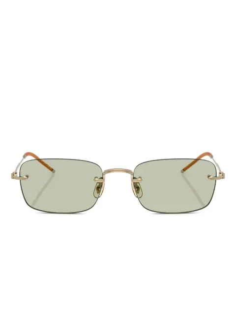 Oliver Peoples Armação de óculos retangular TK-10