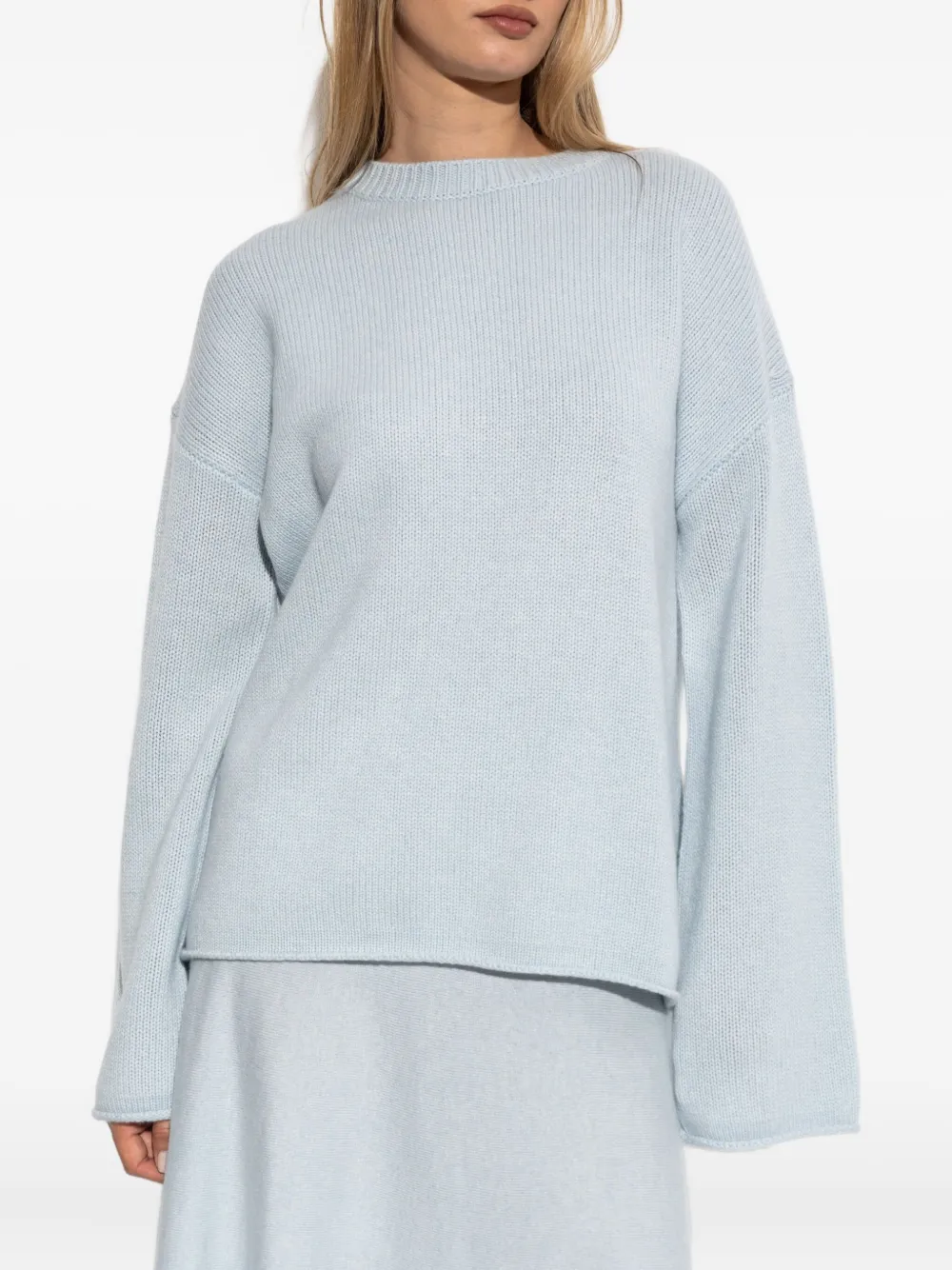 Lisa Yang Kasjmier trui Blauw