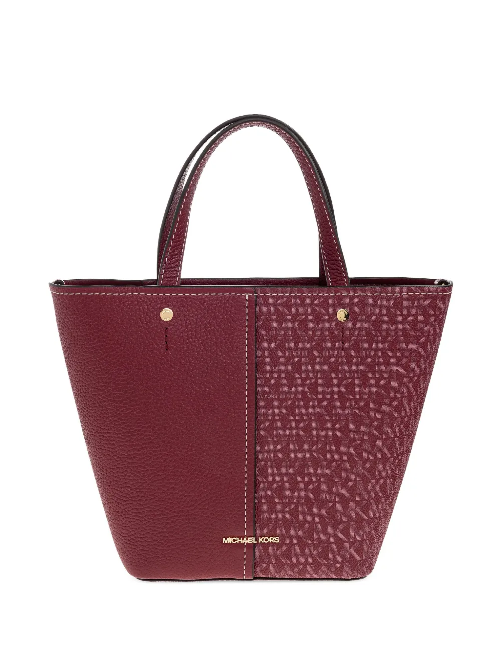 Michael Michael Kors medium Flora monogram panelled tote bag - レッド Michael Michael Kors medium Flora monogram panelled tote bag - レッド