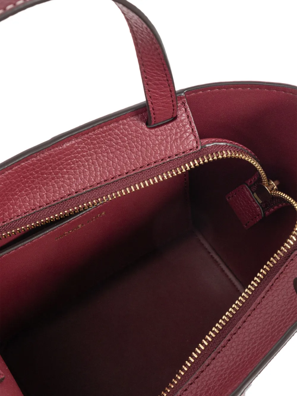 Michael Kors Flora medium shopper met vlakken en monogram Rood