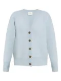 Lisa Yang ribbed button cardigan - Blue