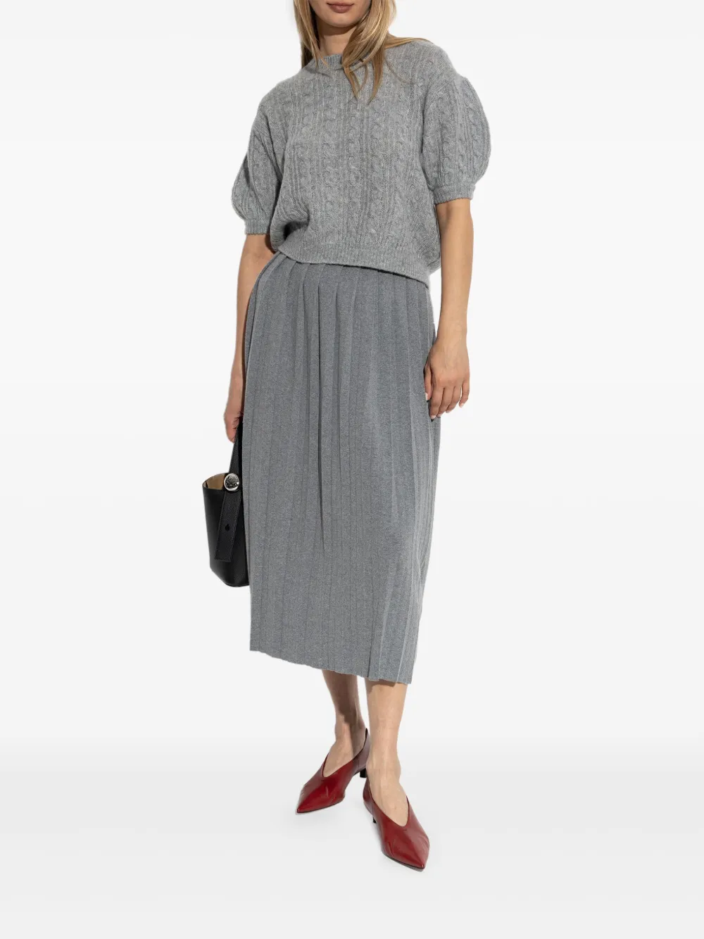 Lisa Yang pleated midi skirt | Pleated Skirts | Image 2