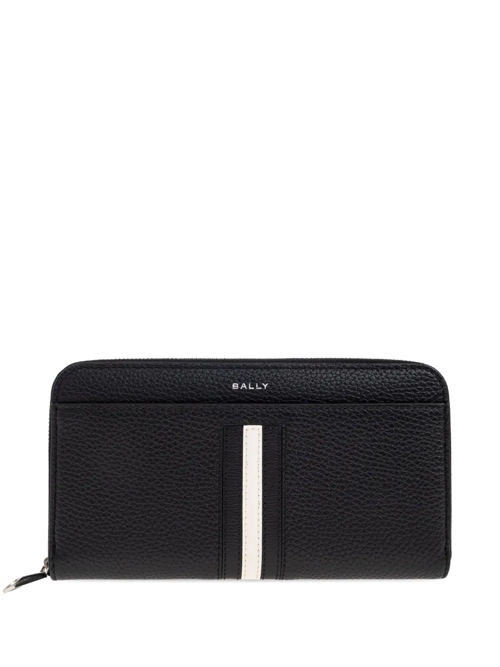 Bally stripe zip-around wallet Zwart