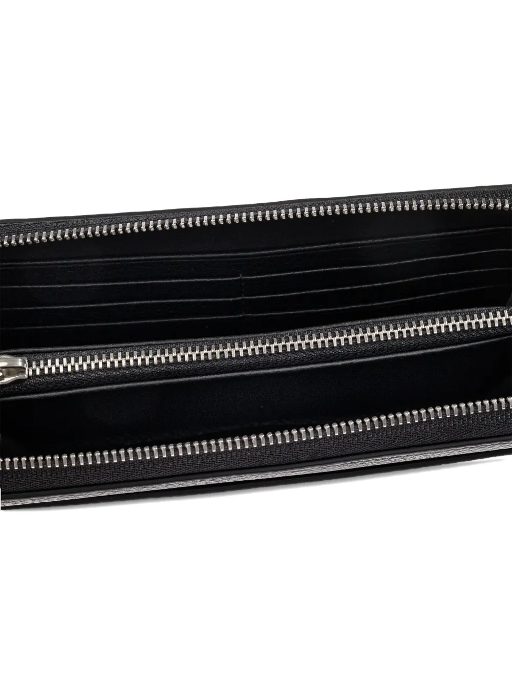 Bally stripe zip-around wallet Zwart