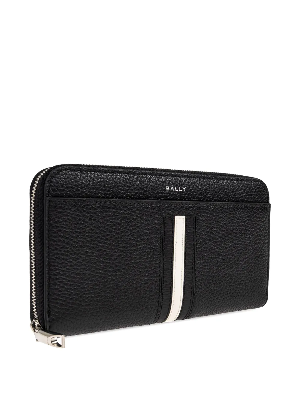 Bally stripe zip-around wallet Zwart