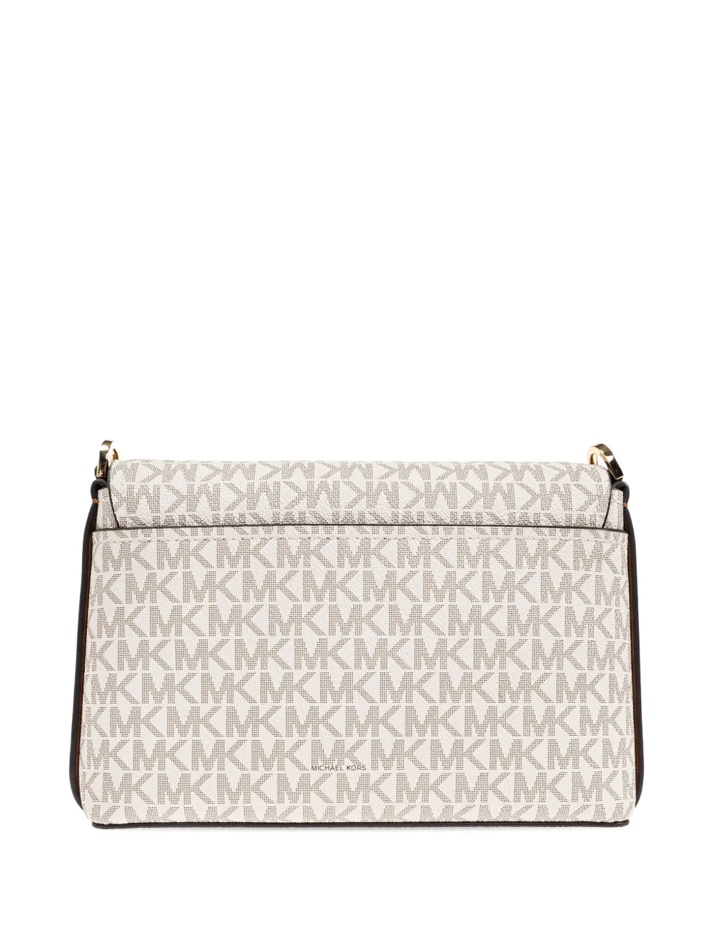 Michael Kors Schoudertas met monogram en klep Wit