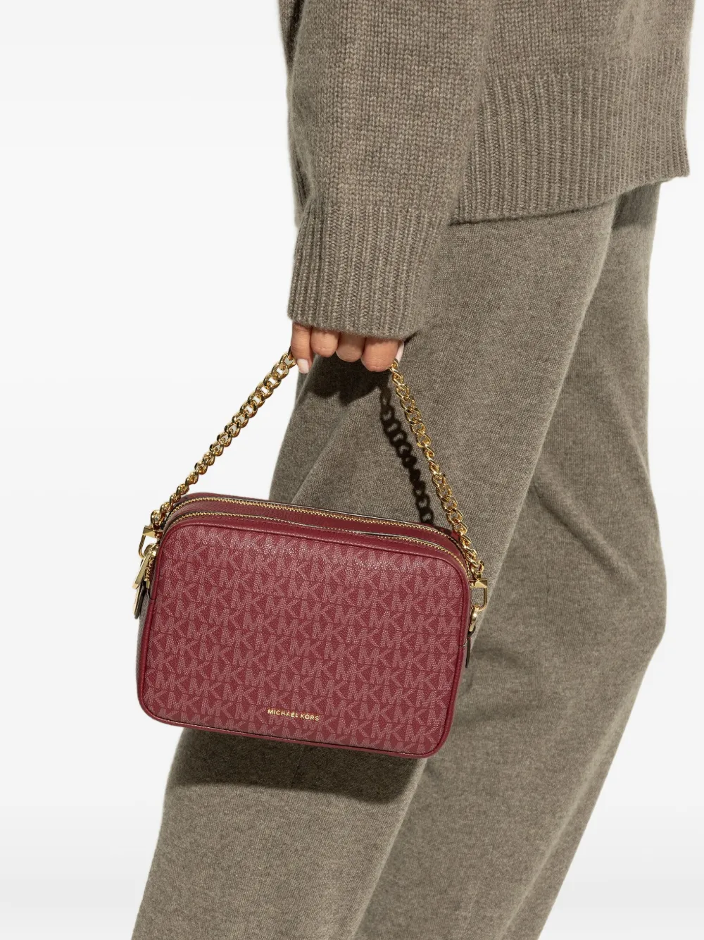 Michael Michael Kors Bryant Monogram Chain-strap Tote Bag