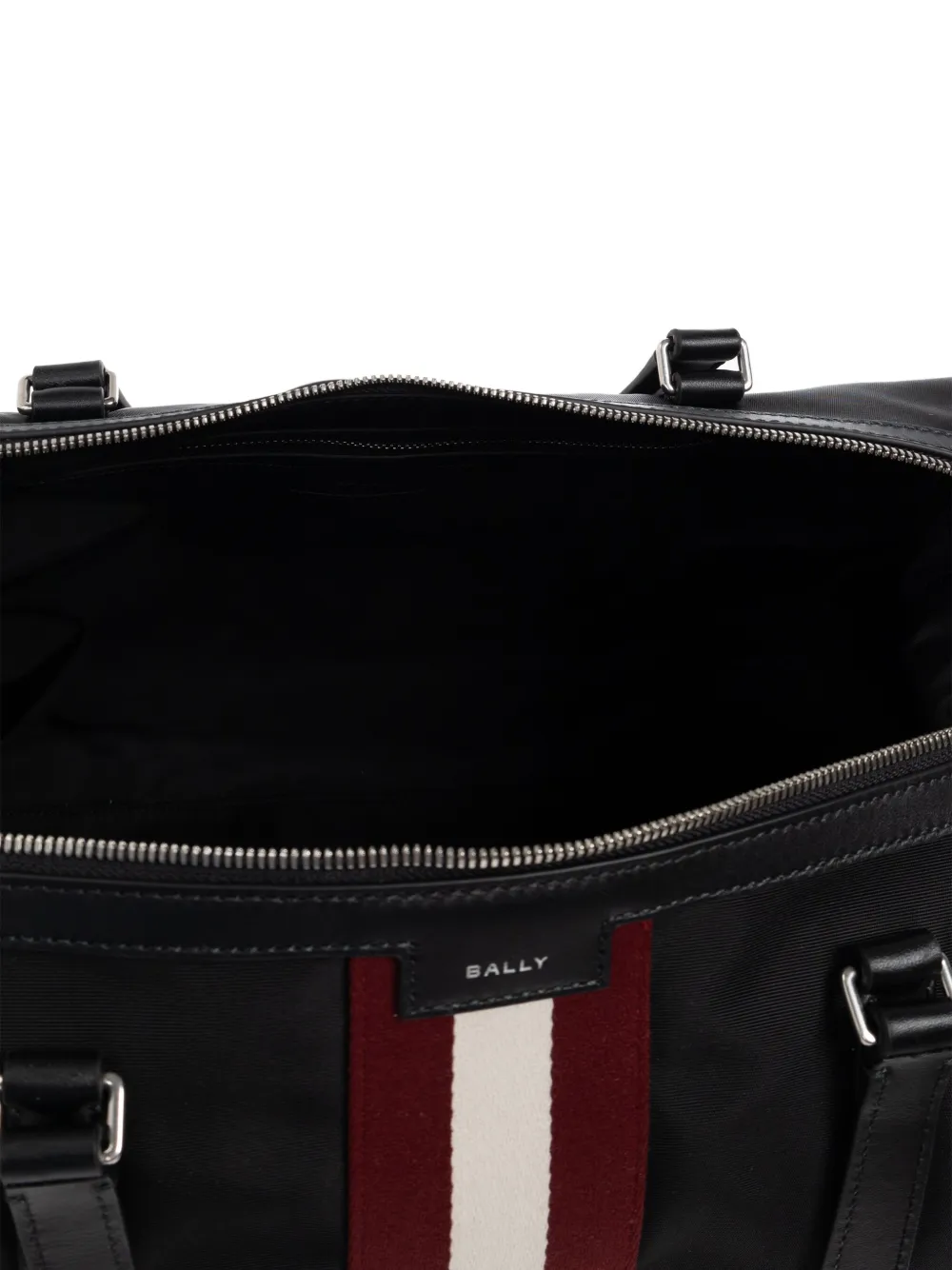 Bally Code ribbon-detail holdall Zwart