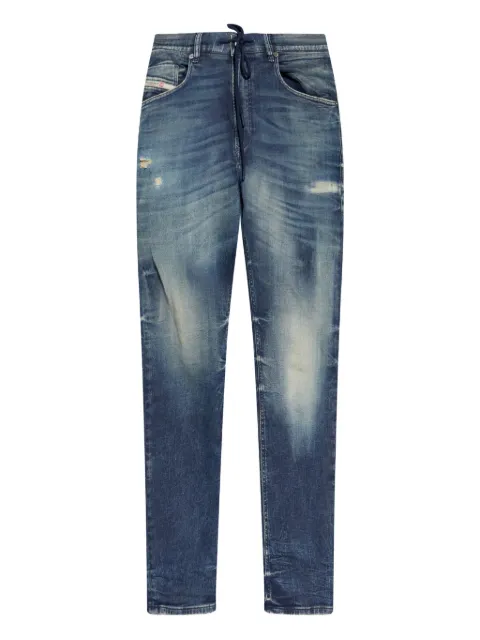 Diesel Krooley drawstring-waist distressed jeans