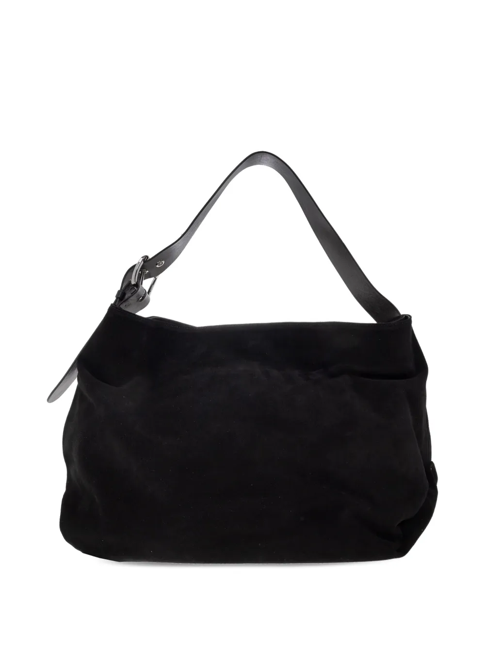 Vivienne Westwood large Maxime belted suede shoulder bag Zwart