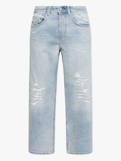 Diesel jeans con efecto envejecido
