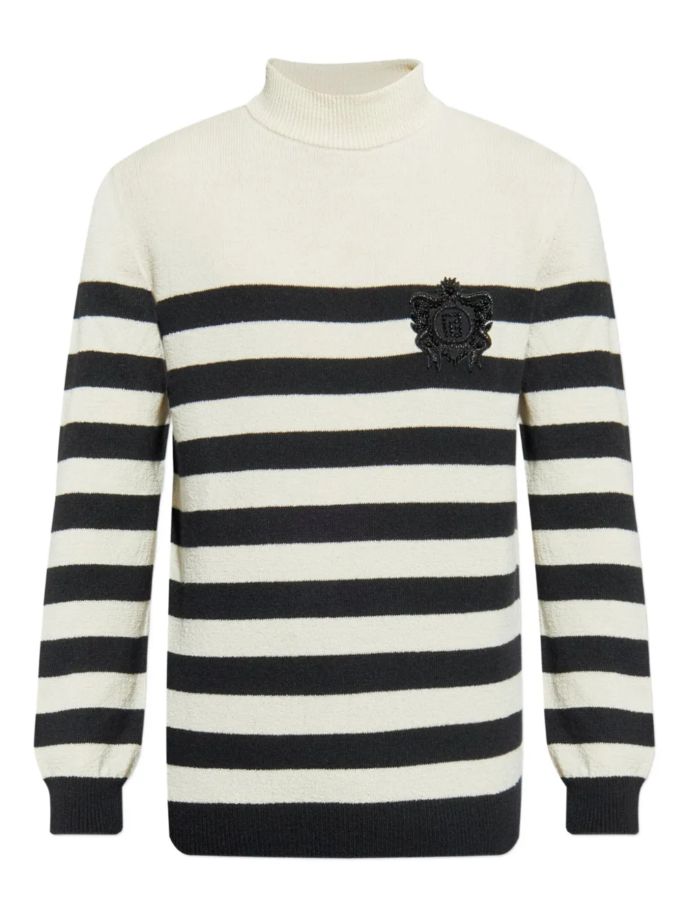 Balmain Gestreepte trui Beige