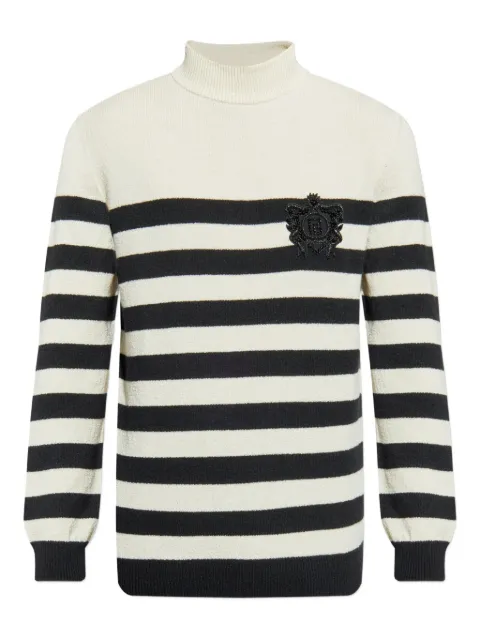 Balmain striped-pattern sweater
