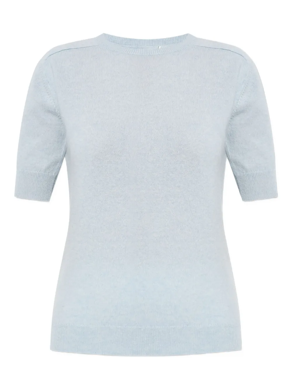 Lisa Yang The Kenza short-sleeve cashmere top Blauw