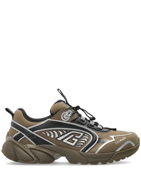 Balmain Cosmic Dust panelled sneakers