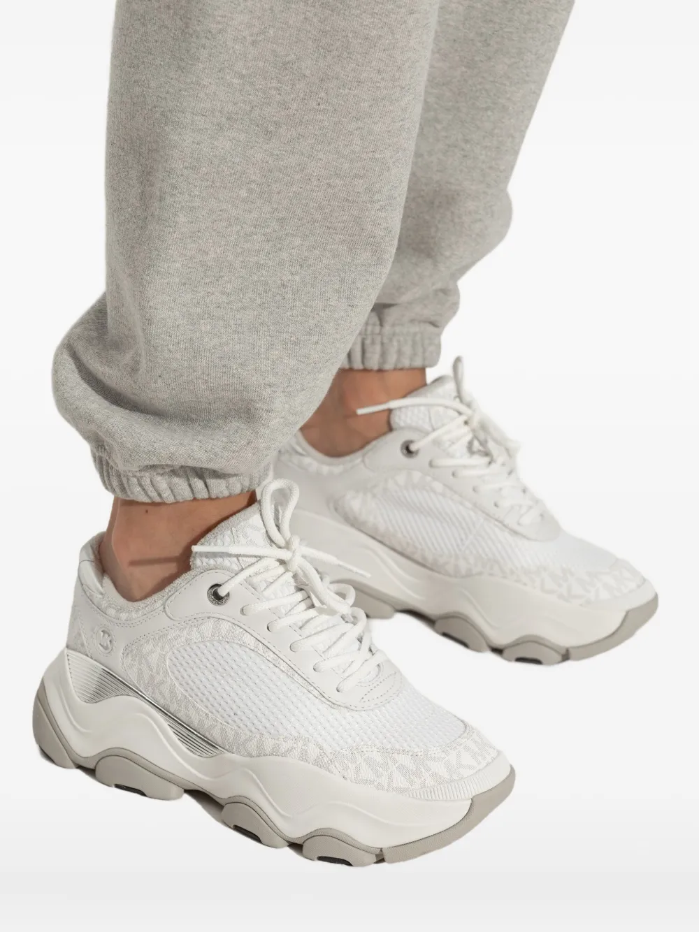 Michael Kors Atlas monogram-pattern sneakers White