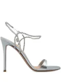 Gianvito Rossi 90mm crystal-embellished stiletto pumps - Grey