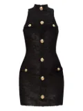 Balmain Baroque Bouclette mini dress - Black