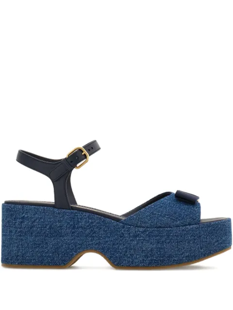 Ferragamo 70mm bow-detail platform sandals
