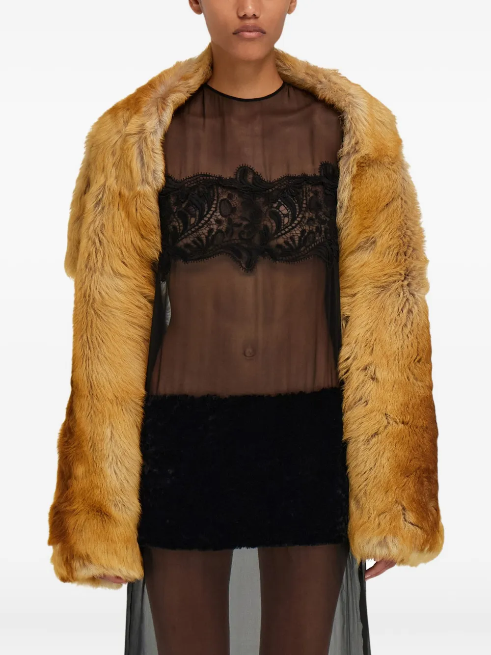 Ferragamo Lammy bolero Beige