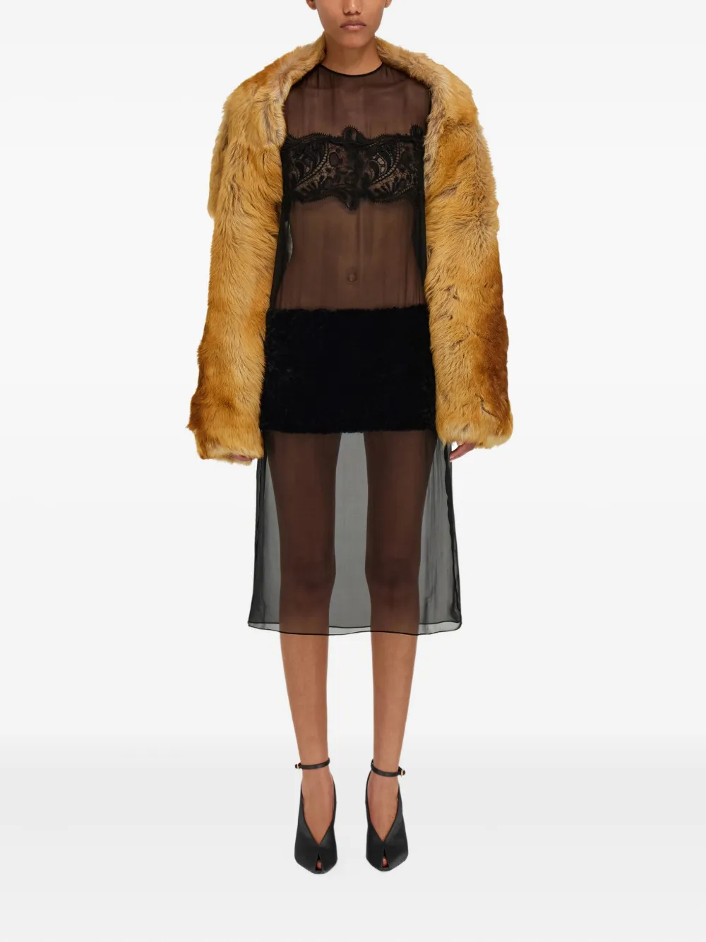Ferragamo shearling bolero jacket | Faux Fur & Shearling Jackets | Image 2