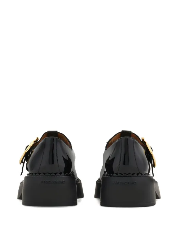Ferragamo サンダル パンプス Tストラップ ブラック 23cm 美品 Ferragamo Tストラップ パンプス | ブラック | FARFETCH JP