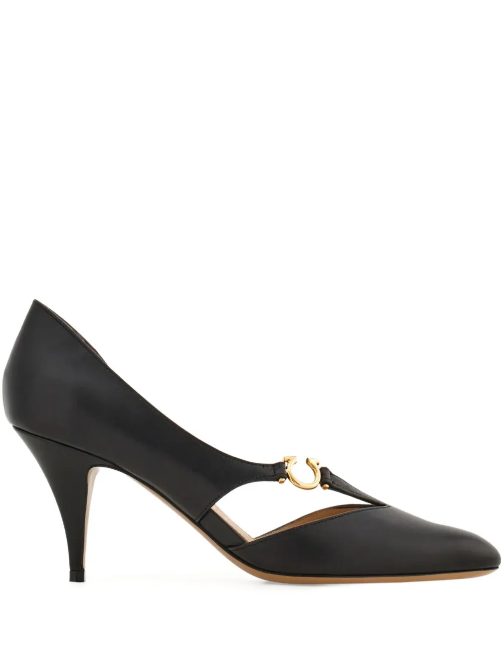 Ferragamo 70 mm Gancini pumps Zwart