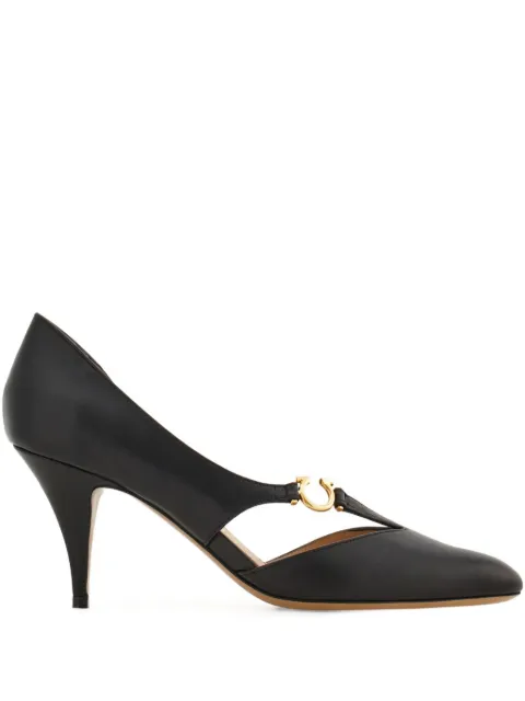 Ferragamo 70mm Gancini pumps
