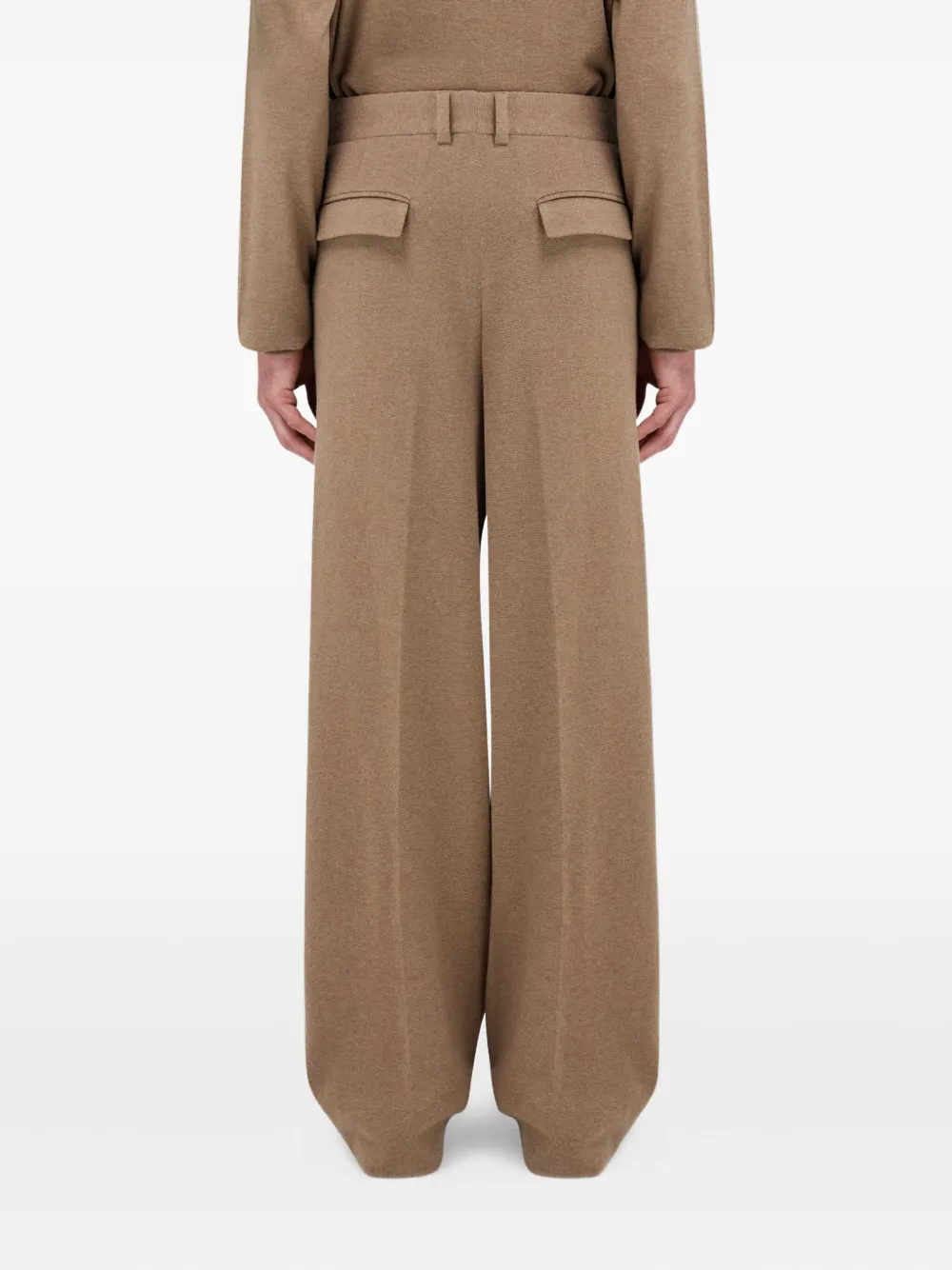 Ferragamo Wollen broek Bruin
