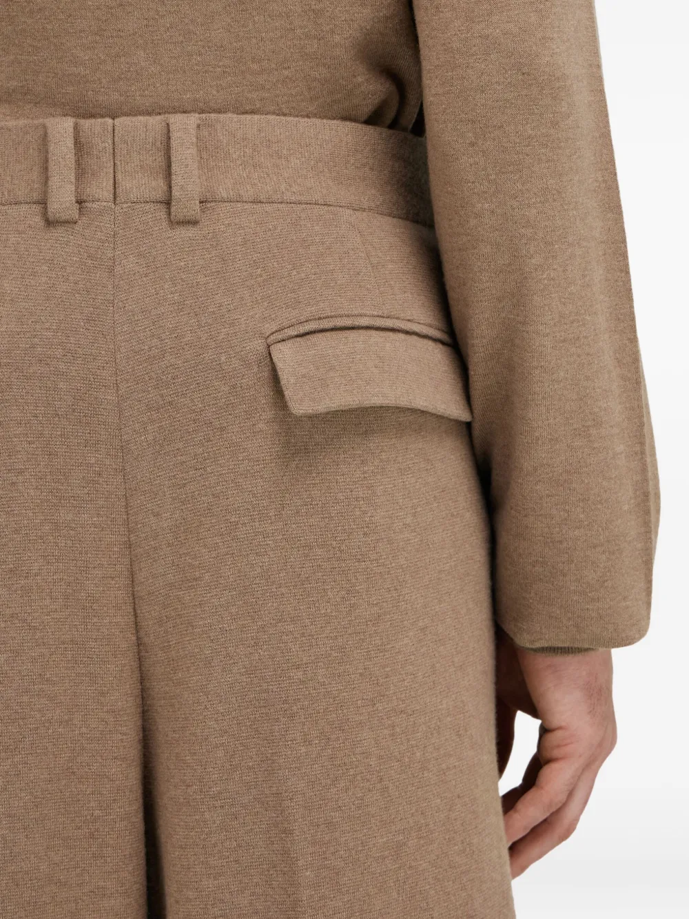 Ferragamo Wollen broek Bruin