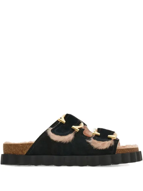 Ferragamo sandalias Gancini con hebilla