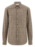 Ferragamo checked button-fastening shirt - Brown