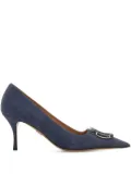 Ferragamo 70mm pointed pumps - Blue